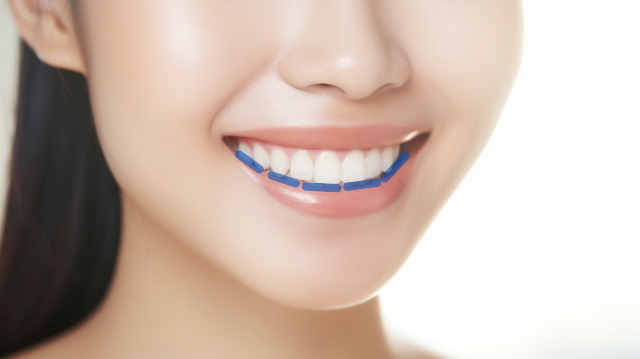 スマイルライン画像