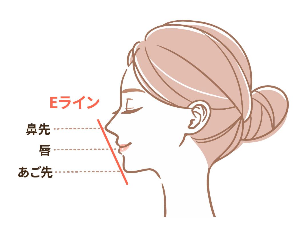 Eラインイラスト